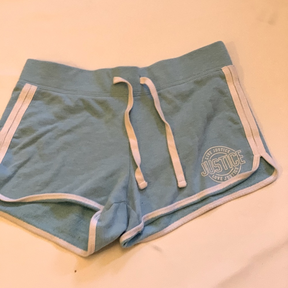 Light blue justice shorts